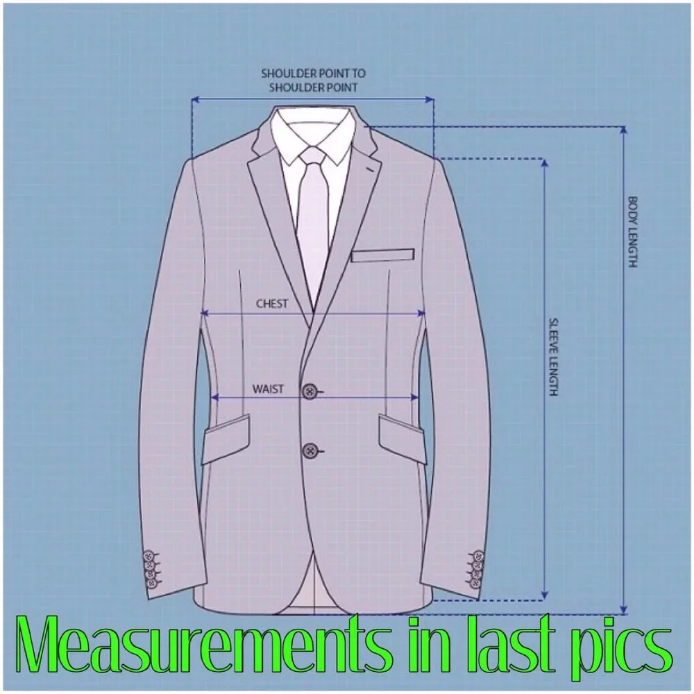 Studio Suits‎ Men's Long Coat Over Coat Wool Sports Jacket 40R Men Black Trench